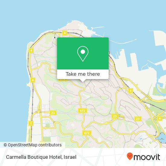 Carmella Boutique Hotel map