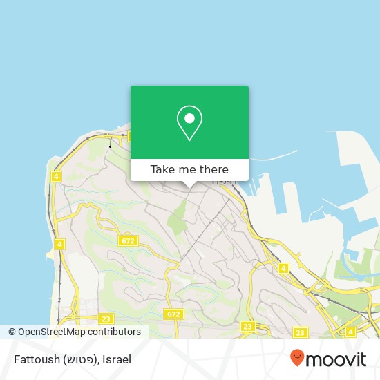 Fattoush (פטוש) map