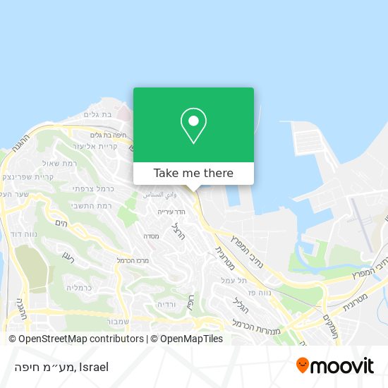 מע״מ חיפה map