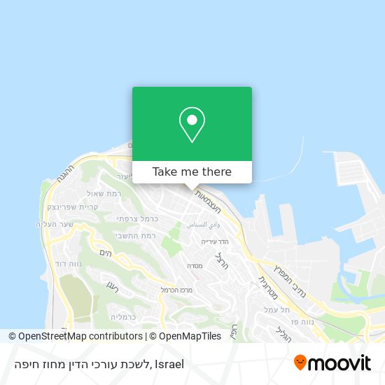 לשכת עורכי הדין מחוז חיפה map