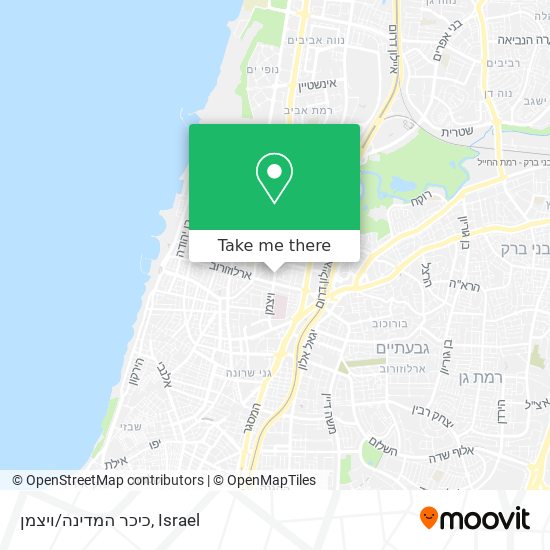 כיכר המדינה/ויצמן map