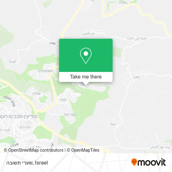 Карта שערי תשובה