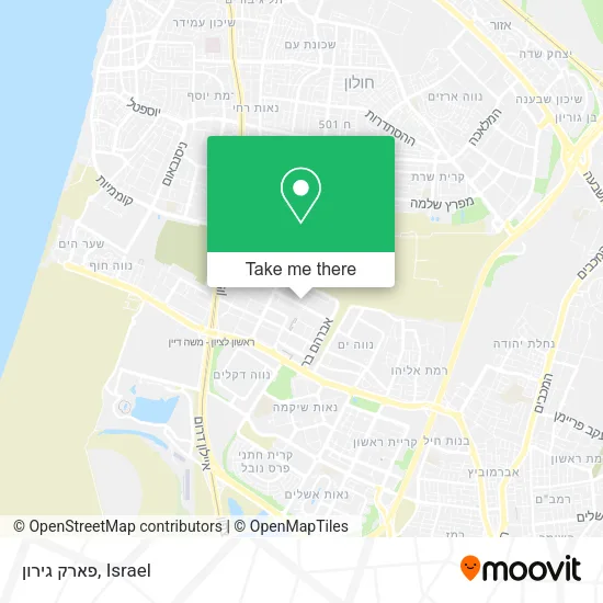 Карта פארק גירון