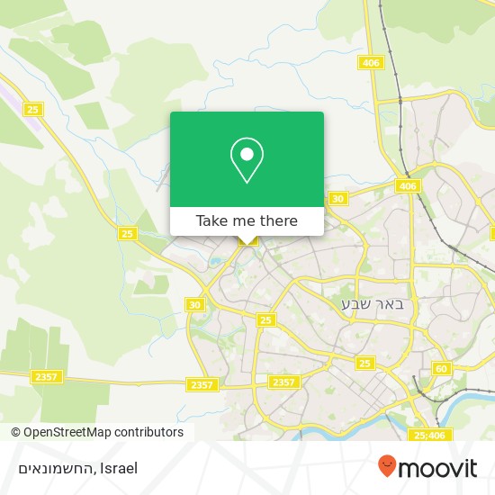 החשמונאים map