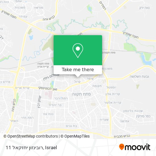 רובינזון יחזקאל 11 map