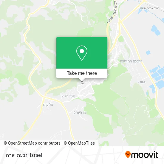 Карта גבעת יערה
