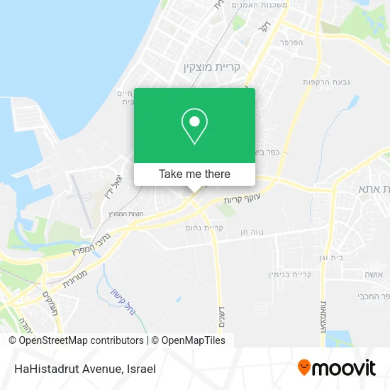 Карта HaHistadrut Avenue