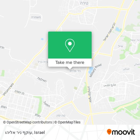 עוקף ניר אליהו map