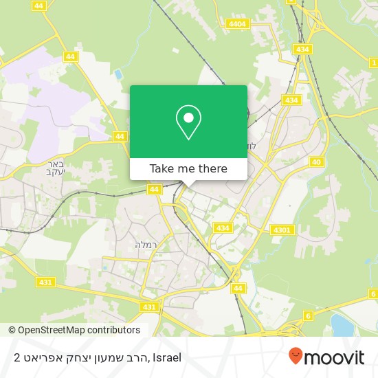 הרב שמעון יצחק אפריאט 2 map