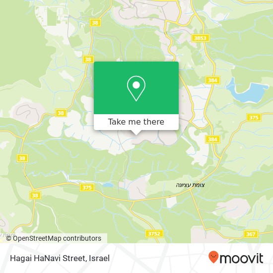 Карта Hagai HaNavi Street