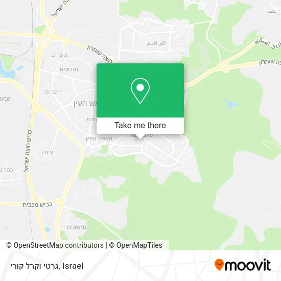Карта גרטי וקרל קורי