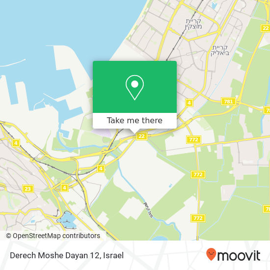 Derech Moshe Dayan 12 map