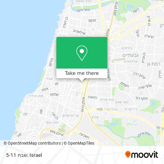 שבח 5-11 map