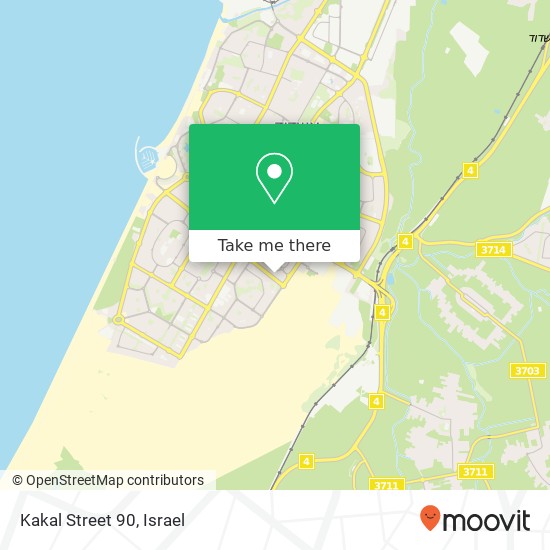 Kakal Street 90 map