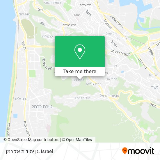Карта גן יהודית אקרמן