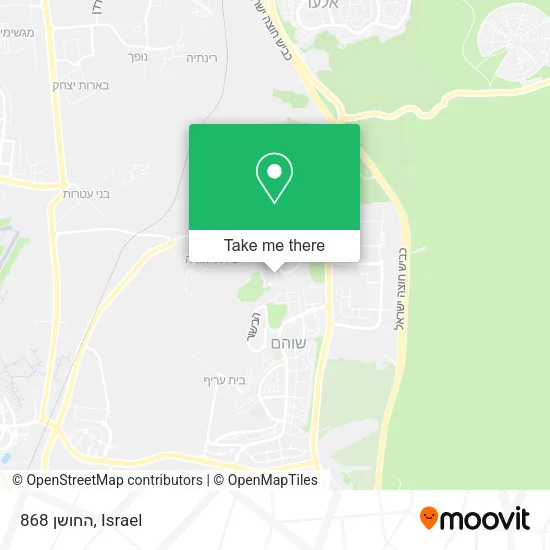 Карта החושן 868