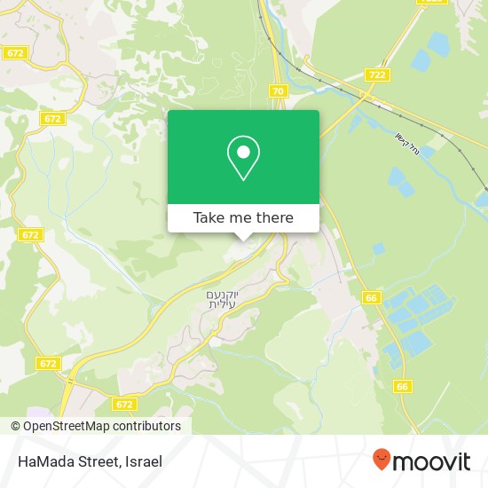 HaMada Street map