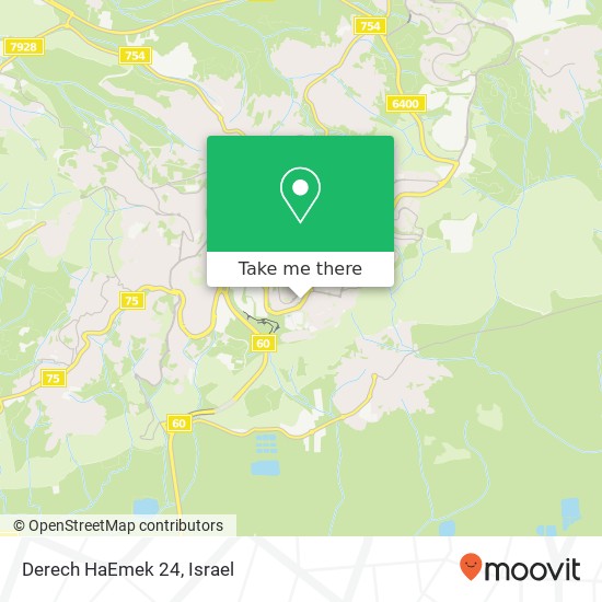 Карта Derech HaEmek 24