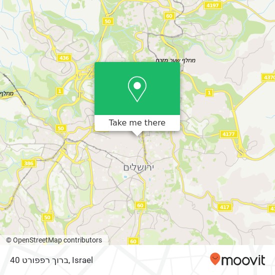 ברוך רפפורט 40 map