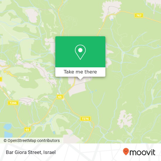 Bar Giora Street map