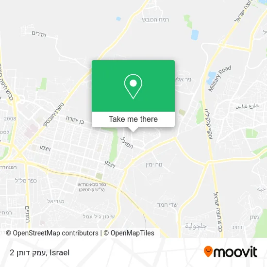 Карта עמק דותן 2