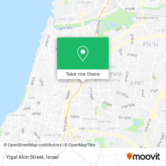 Yigal Alon Street map