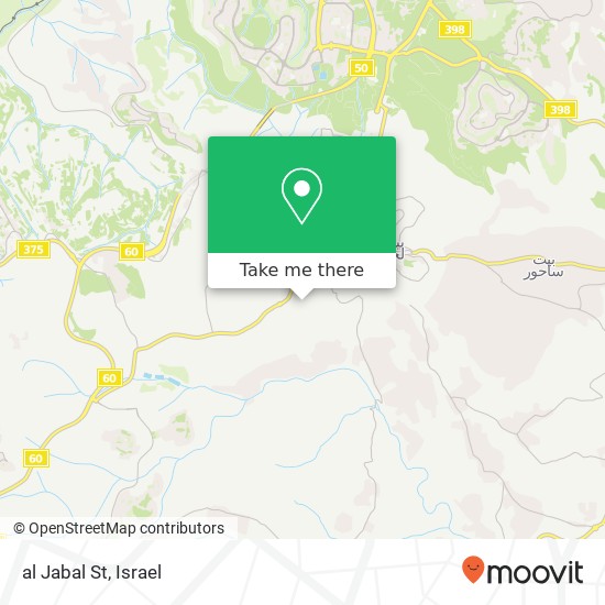 Карта al Jabal St