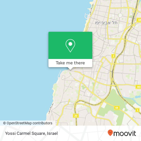 Yossi Carmel Square map