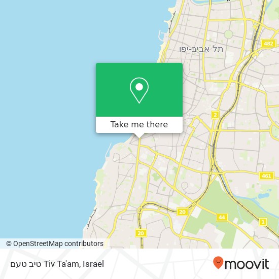 טיב טעם Tiv Ta'am map