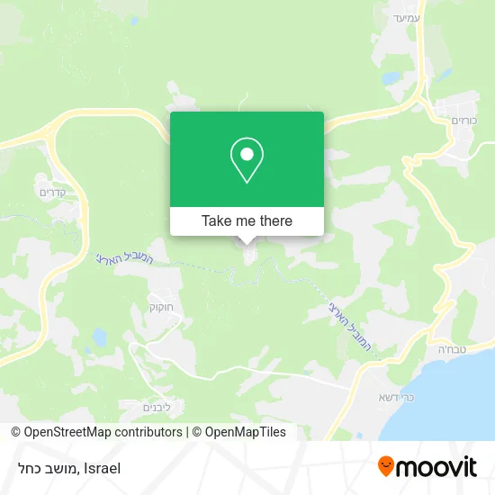 Карта מושב כחל