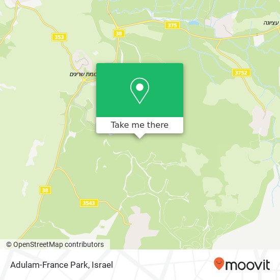 Карта Adulam-France Park