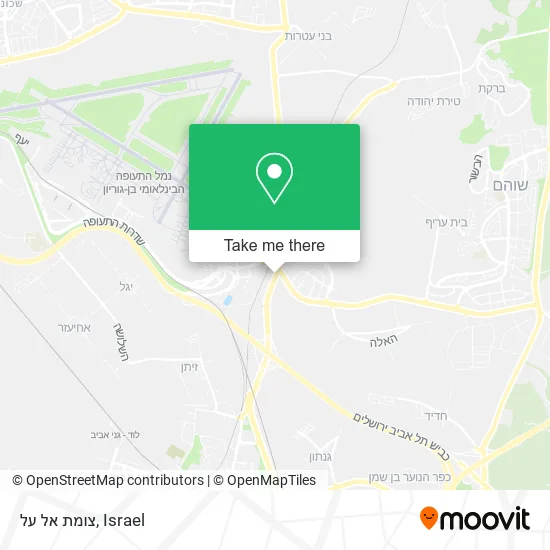 Карта צומת אל על