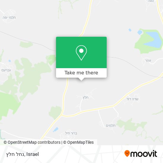 נחל חלץ map