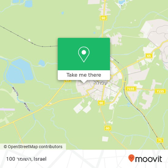 השומר 100 map