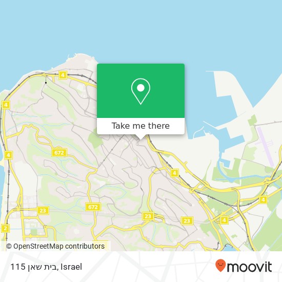 Карта בית שאן 115