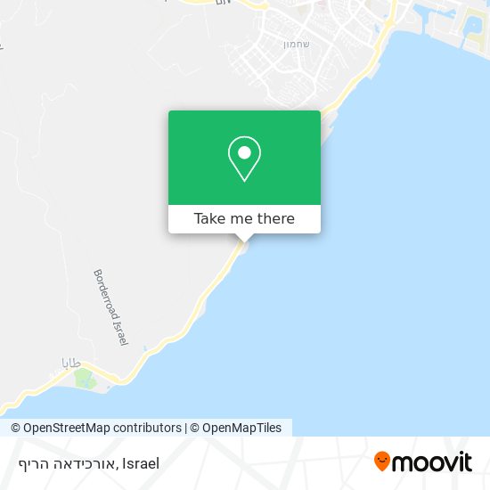 Карта אורכידאה הריף