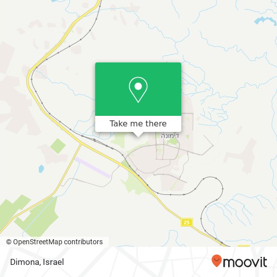 Dimona map