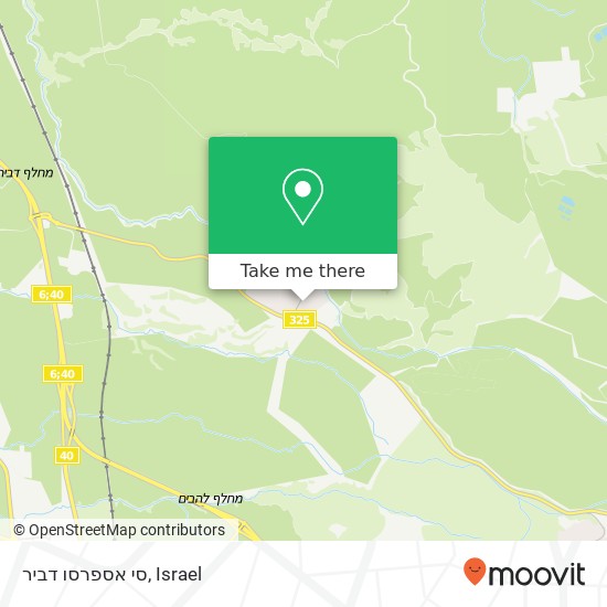 סי אספרסו   דביר map