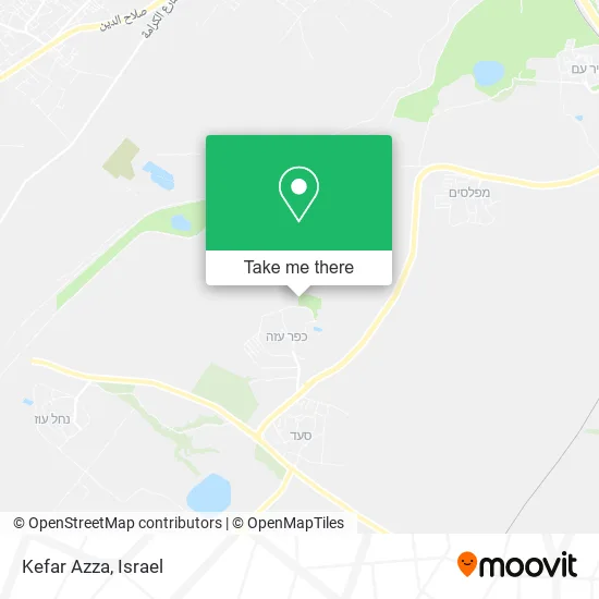 Карта Kefar Azza