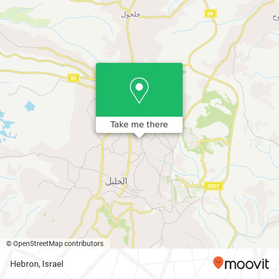Карта Hebron