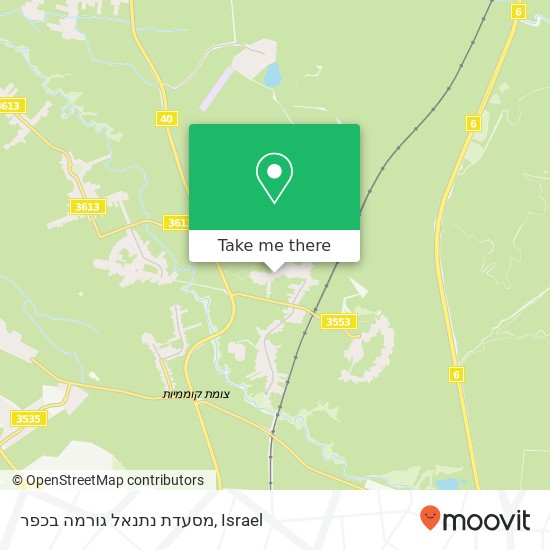 מסעדת נתנאל גורמה בכפר map