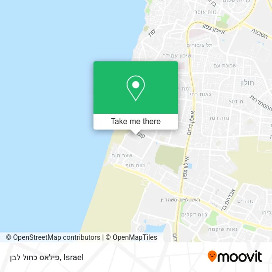 Карта פילאס כחול לבן