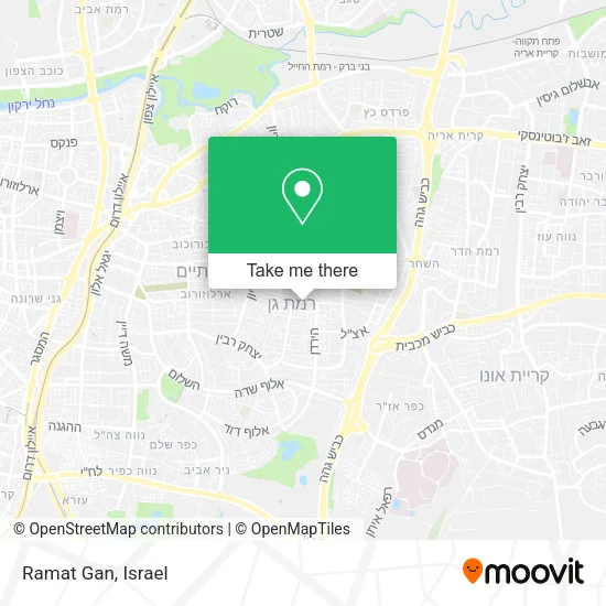 Карта Ramat Gan