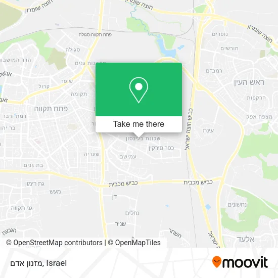 Карта מזנון אדם