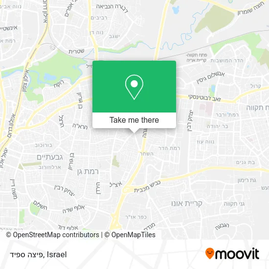 Карта פיצה ספיד