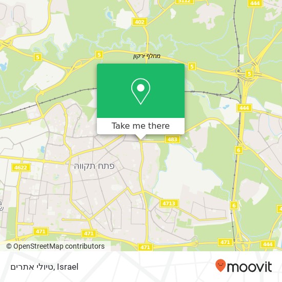 טיולי אתרים map