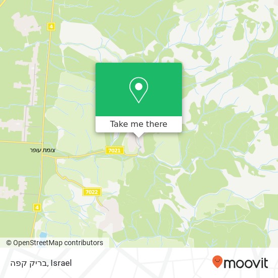 בריק קפה map