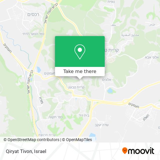 Карта Qiryat Tivon