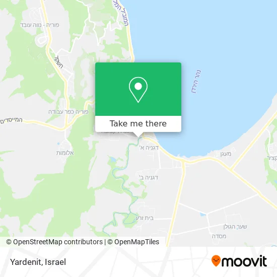Карта Yardenit