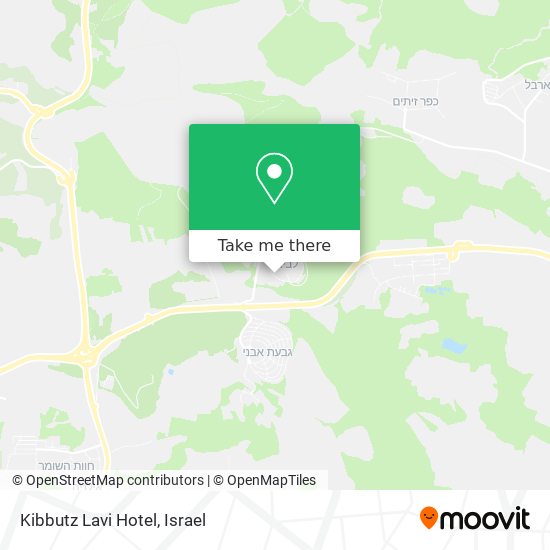Карта Kibbutz Lavi Hotel